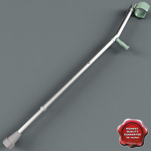 crutches v2 3d model