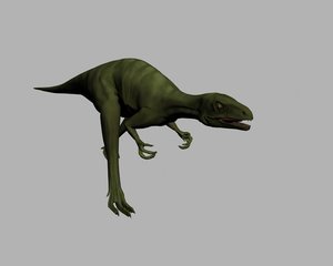 3d eoraptor dinosaur model