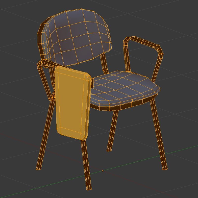 free obj model office chairs