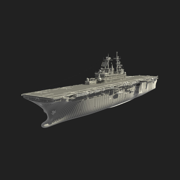 3d model uss wasp lhd-1