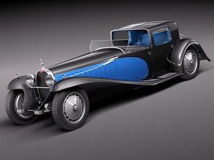 3d bugatti type 41 royale