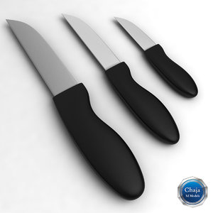 kitchen knife 3d 3ds