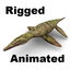 dinosaur rigged animation 3d model