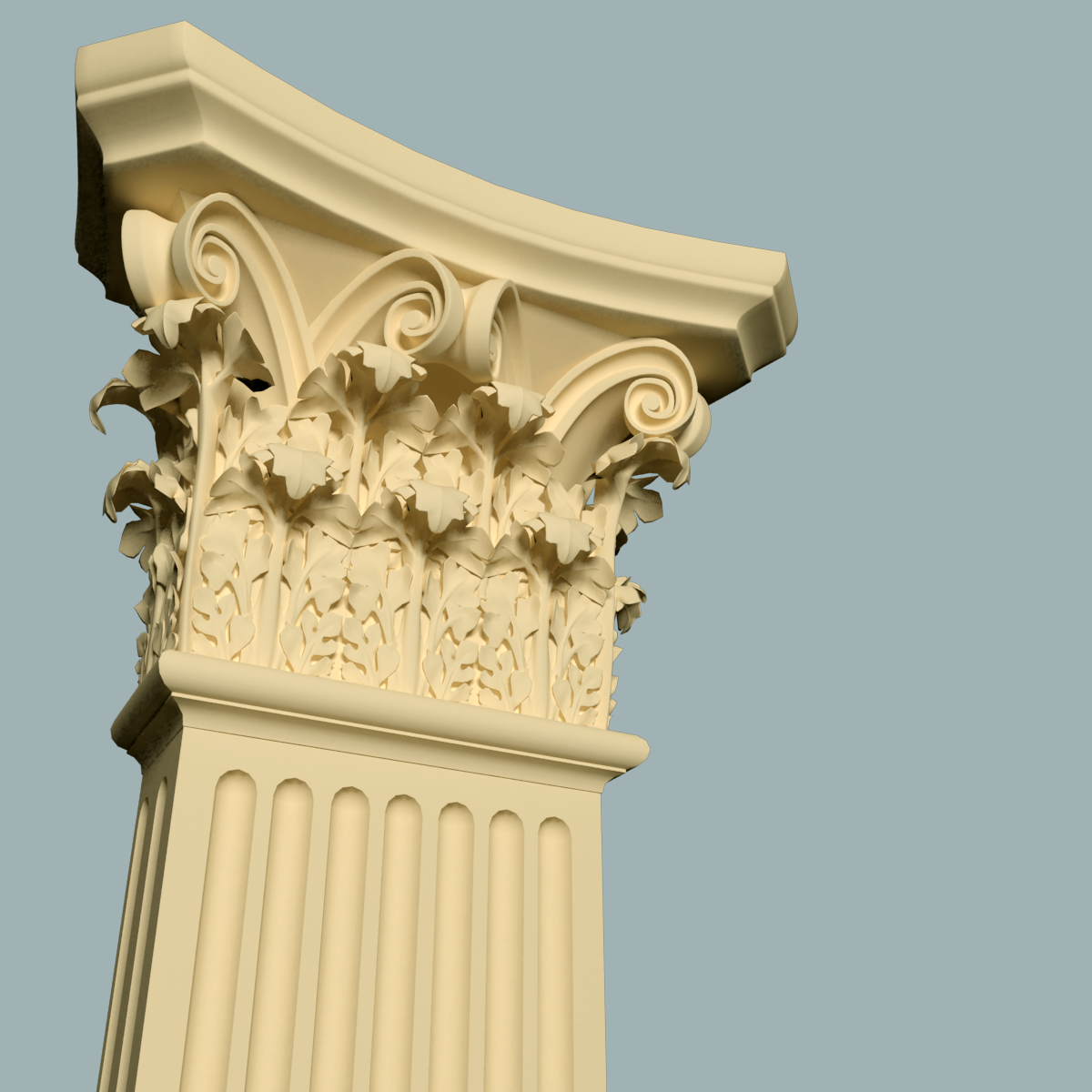 corinthian-pilaster-3d-model