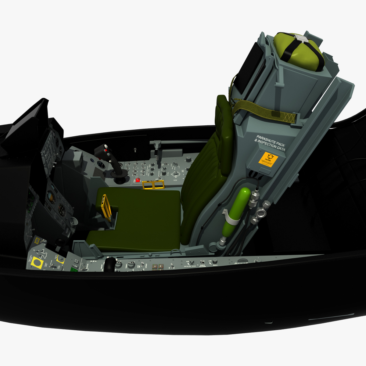 f-16驾驶舱3d模型