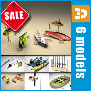 fishing inflatable pontoon 3ds