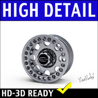 Truck Wheel Rim 3D Model