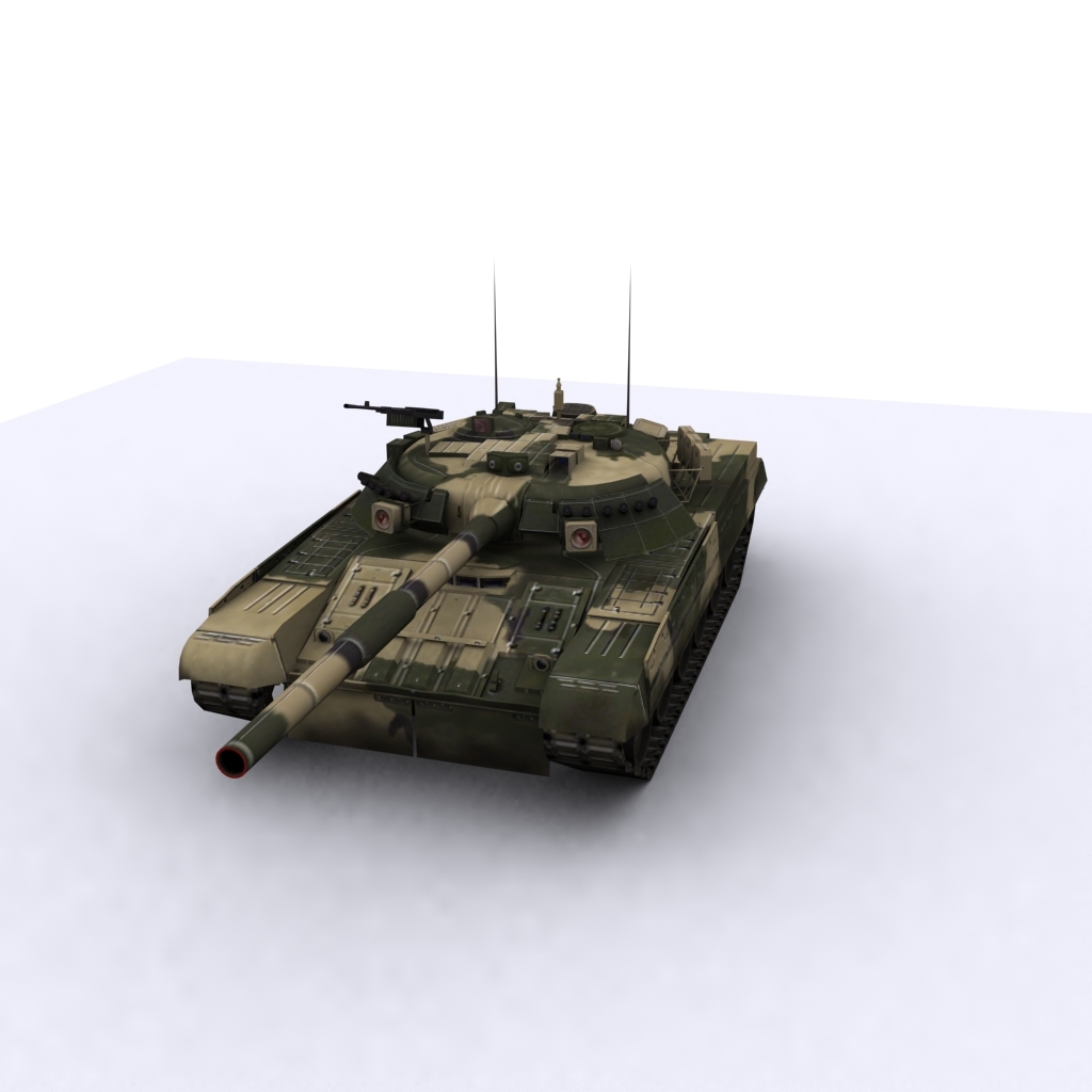 3D модель Т-80У и Т80УК - TurboSquid 580725