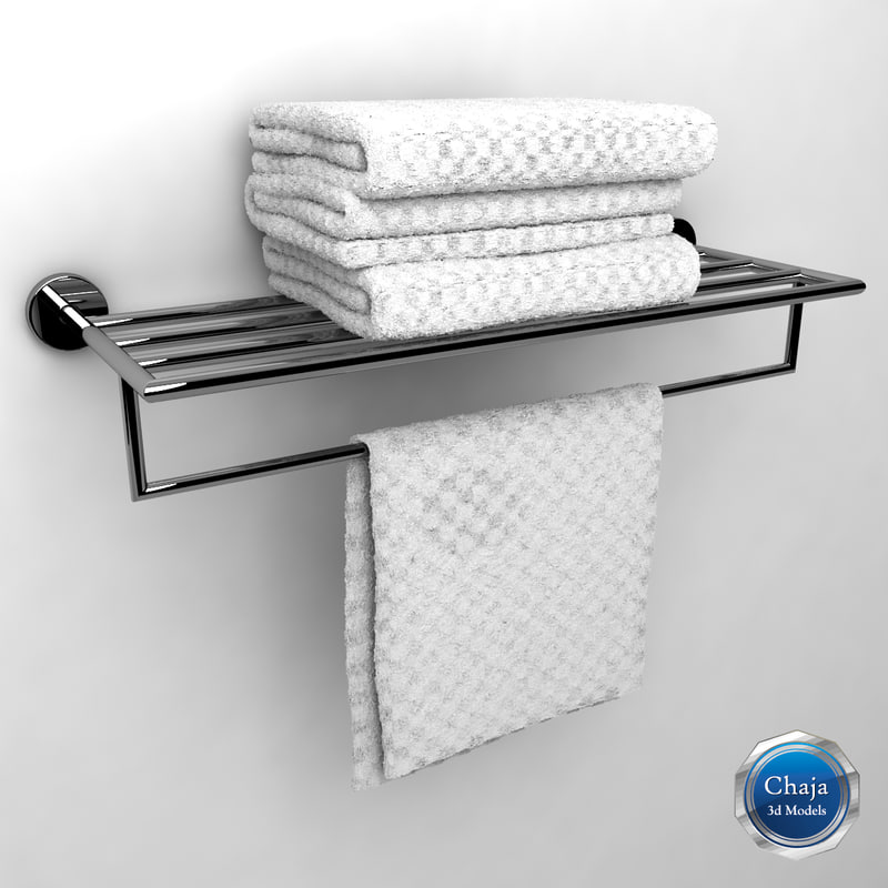 towel rack 3d model