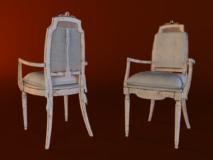 3d model dining chair belcor