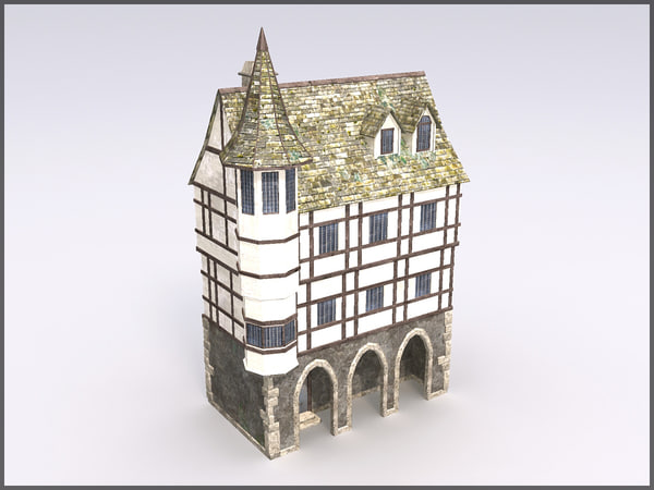 Medieval Town Building Games 3d Model
