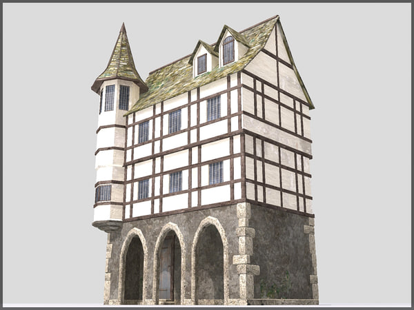 Medieval Town Building Games 3d Model
