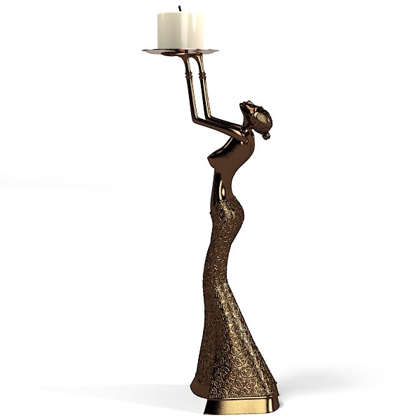 resin woman statue
