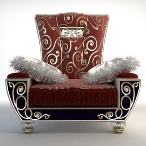 3d armchair alta moda
