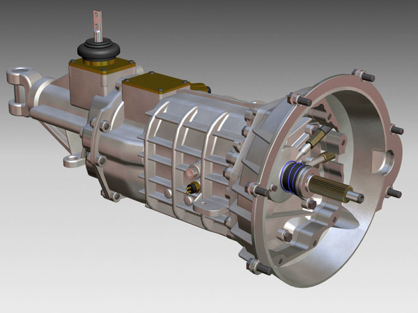 transmission manual t56 gm 3d model