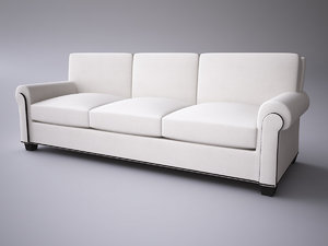 3dsmax baker sofa