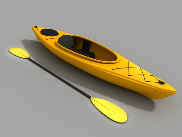 皮划艇系列3d模型