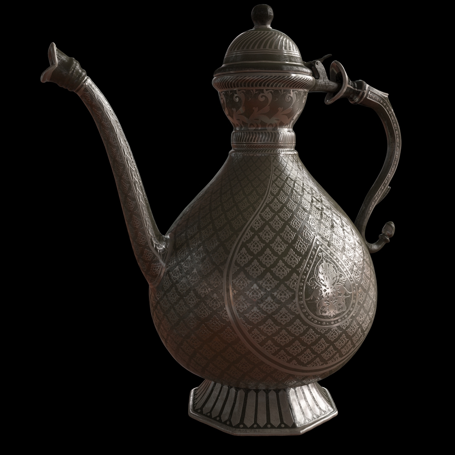 3ds max antique teapot