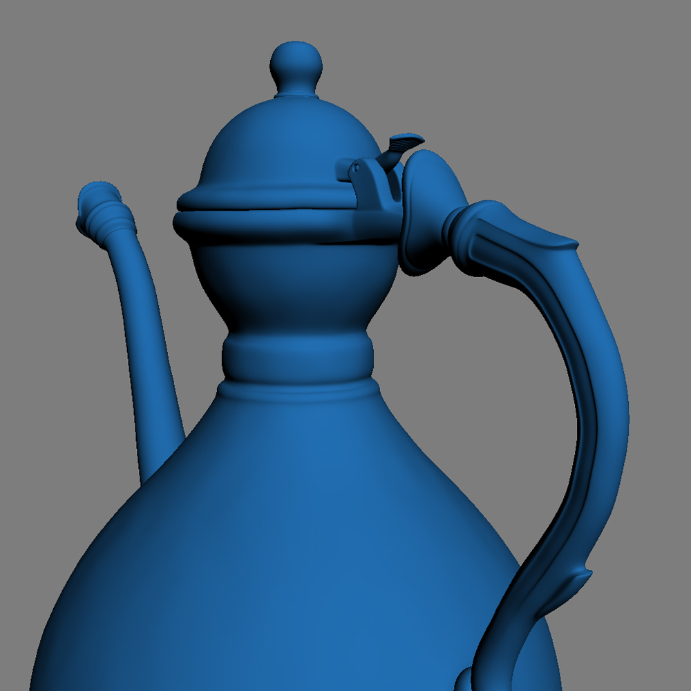 古董茶壶3d模型