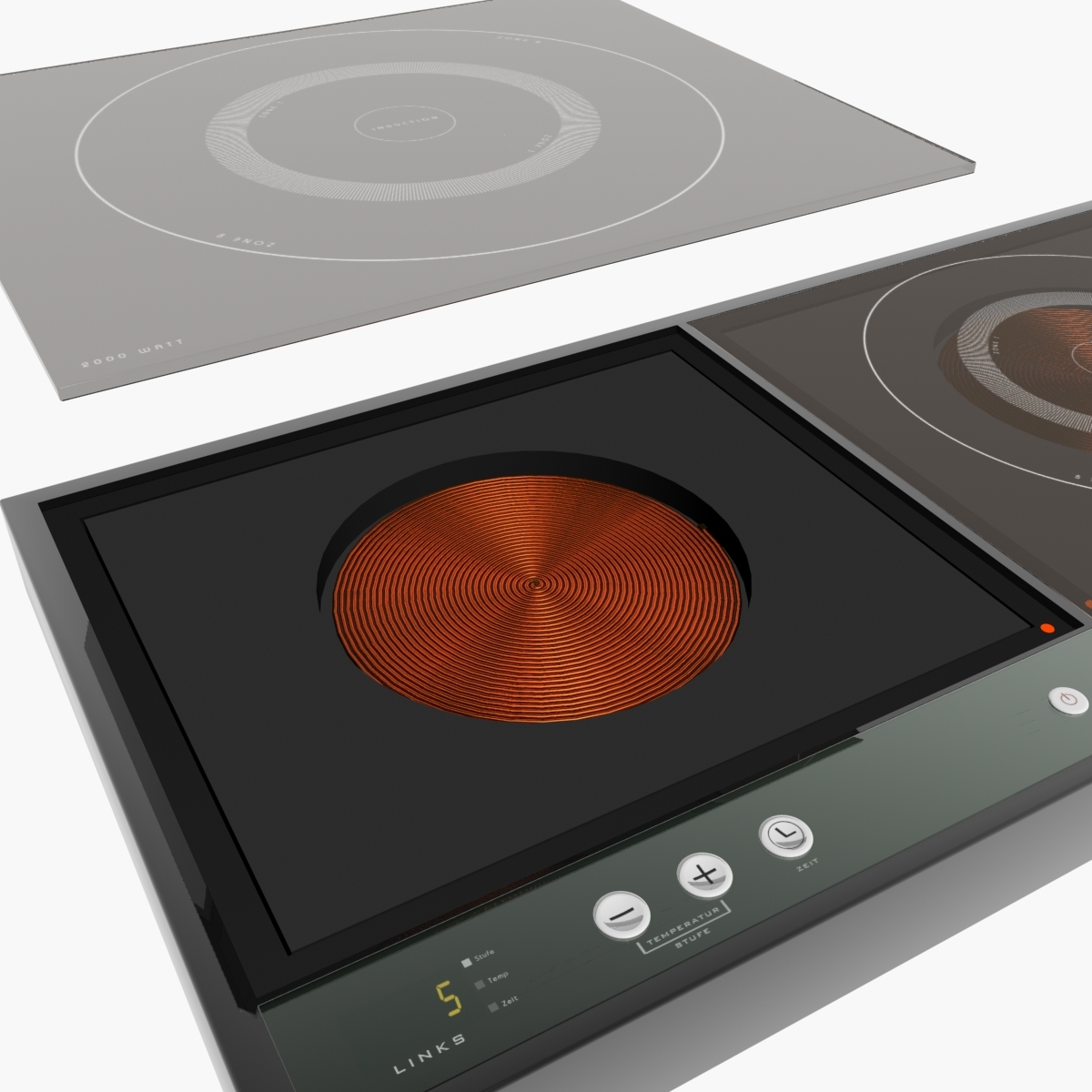 generic induction cooking plate max