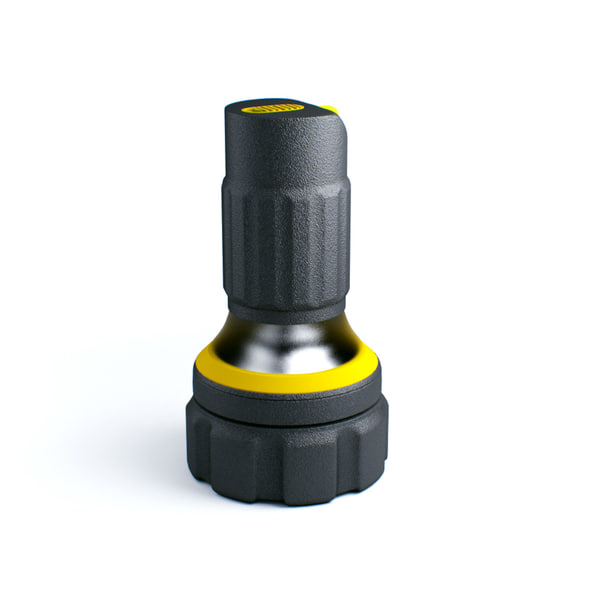 free obj model outdoors flashlight