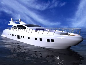mangusta 130 motorboat obj