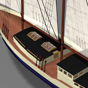 3ds schooner sails