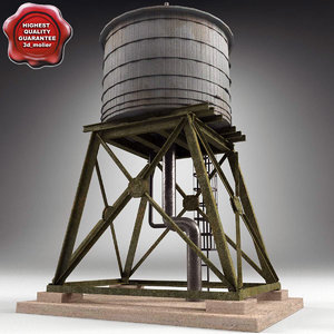 water tower 3d 3ds
