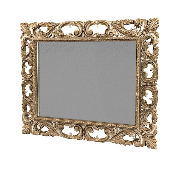 Baroque Wall Mirror wall mirror 3d fbx Baroque Wall Mirror wall mirror 3d fbx