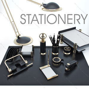 3d 3ds stationery set