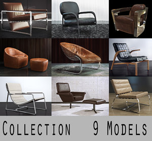 chair loungechair 3d model