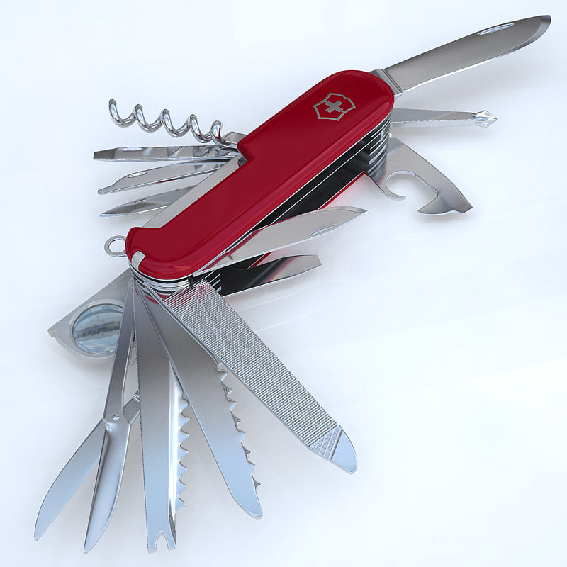 3d max victorinox swiss army knife