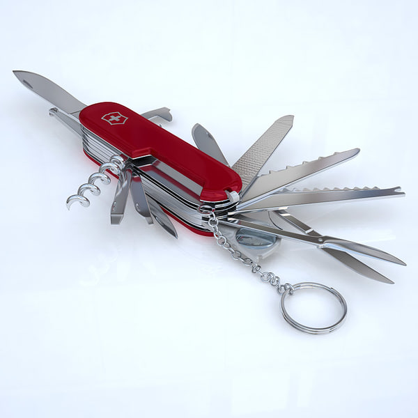 3d max victorinox swiss army knife