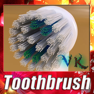 3dsmax electric toothbrush -