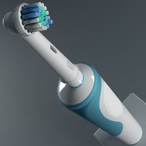 3d electric toothbrush model