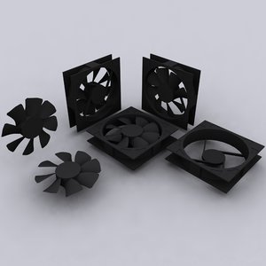 scaled 120mm computer fan dxf