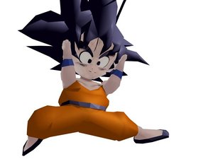 3ds max son goku young
