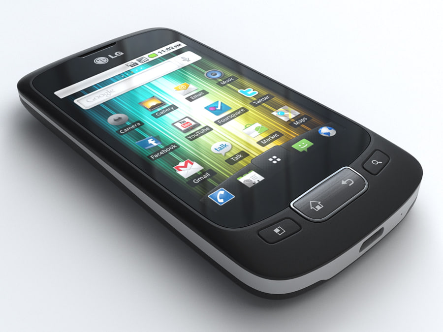 3d Model Lg Optimus P500