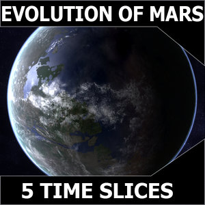 3d model mars planet