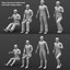 3d poseable male solidworks cad
