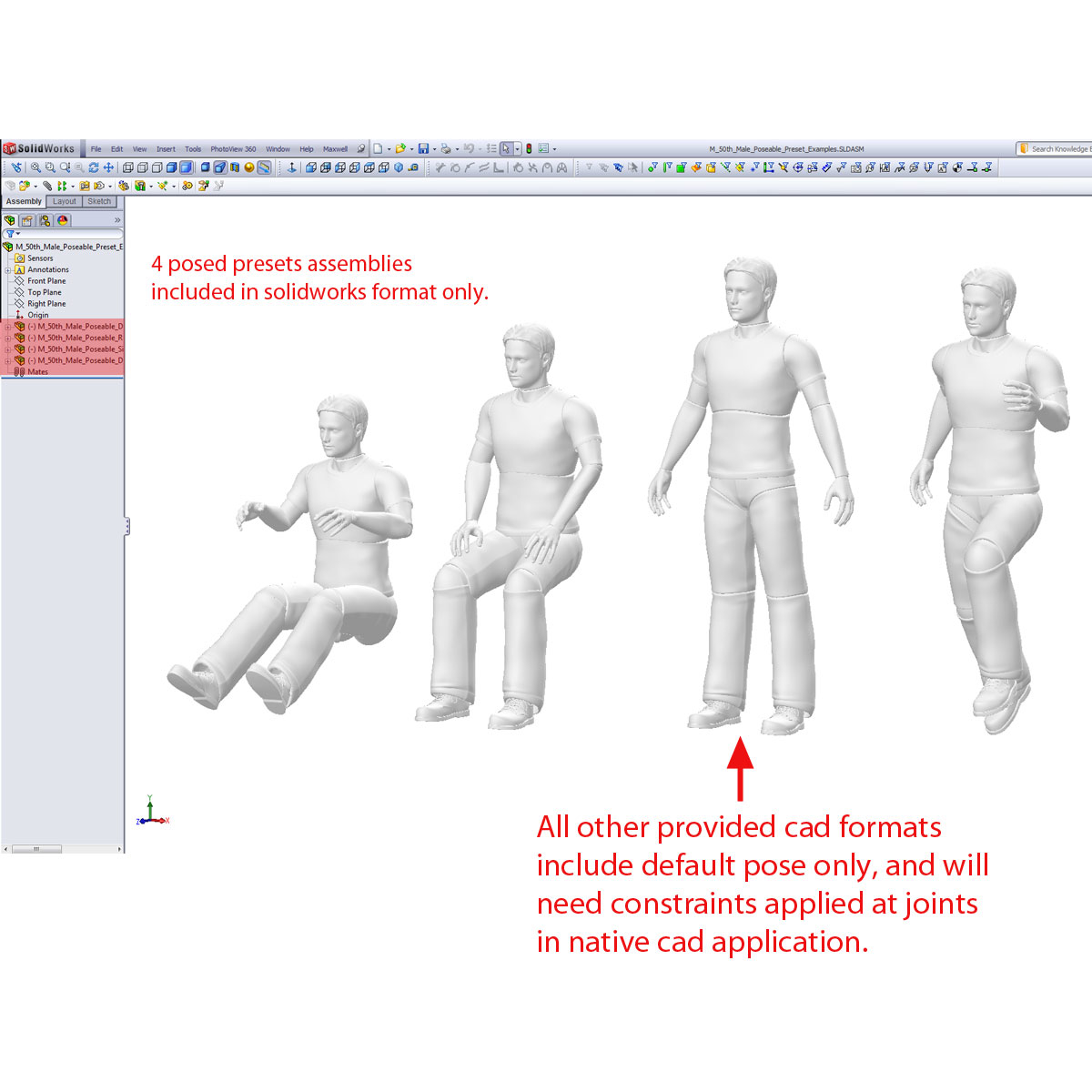 poseable 3d model for drawing