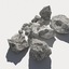 3d jagged rocks stones - model
