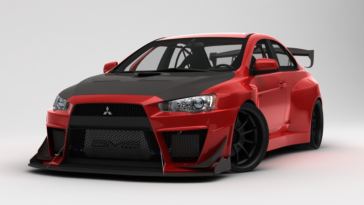 Mitsubishi Lancer Evolution X >> Rigged Mitsubishi Lancer Evolution Evo X Mitsubishi Lancer Evolution X >> Rigged Mitsubishi Lancer Evolution Evo X