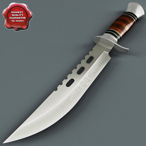 knife columbia v2 3d 3ds