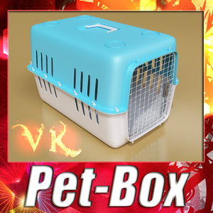3d pet transport box - model