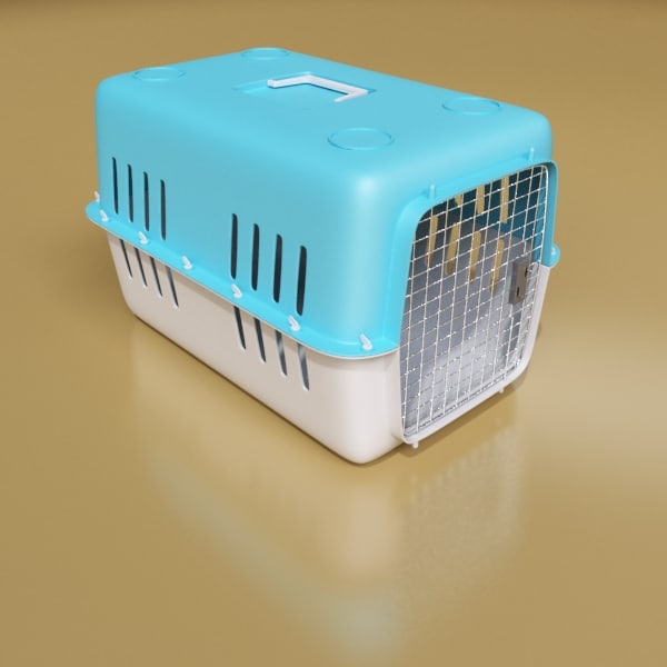 3d pet transport box model