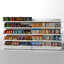 3d model supermarket shelves