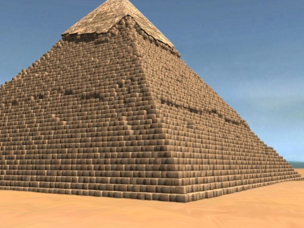 3d obj great pyramid