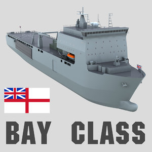 3d royal navy bay class