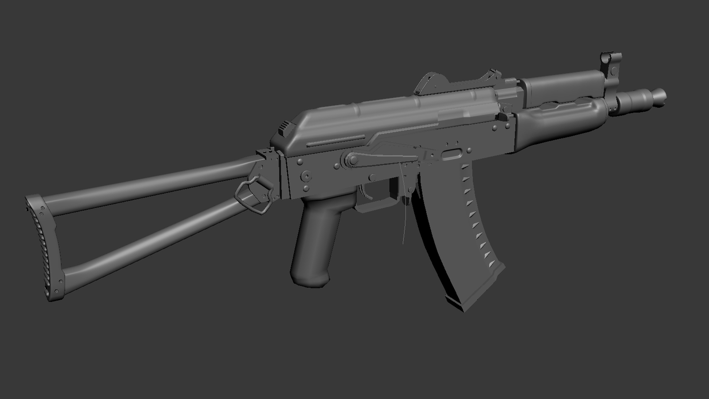 aks 74u kit diy 3d model